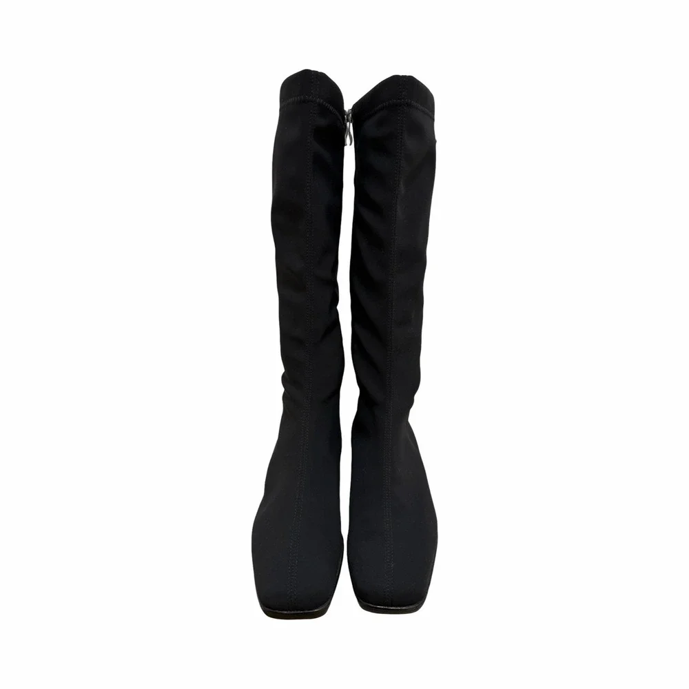 Ara Womens Paula‎ Tall Waterproof Neoprene GoreTex Boots Size 4.5 Black Winter